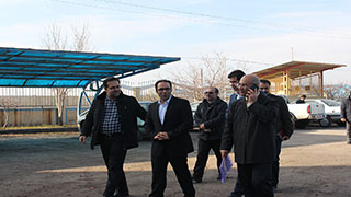 بازدید فرماندار محترم شهرستان اسکو و هیئت همراه از گروه کارخانجات یاقوت صنعت تبریز 