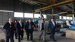 بازدید فرماندار محترم شهرستان اسکو و هیئت همراه از گروه کارخانجات یاقوت صنعت تبریز 