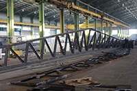 پروژه ساخت سازه های فلزی خرپاهای سقفی - تركمنستان