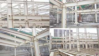 پروژه ساخت سازه فلزی مجتمع تجاری 10 طبقه در باکوی آذربایجان