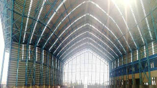 پروژه ساخت و نصب سازه فلزی آشیانه تعمیراتی شرکت هواپیمایی آتا در فرودگاه تبریز