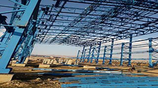 پروژه ساخت سازه های فلزی کارخانه ذوب و ریخته گری مجتمع فولاد آذر حدید بناب