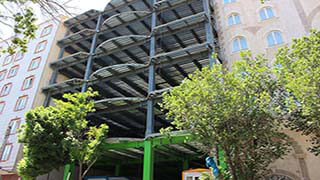 ساخت و نصب سازه فلزی ساختمان لوکس مسکونی آقای باویلی در ولیعصر تبریز