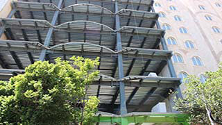 ساخت و نصب سازه فلزی ساختمان لوکس مسکونی آقای باویلی در ولیعصر تبریز