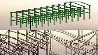 پروژه ساخت و نصب سازه فلزی سالن های تولید شرکت بستنی دوستی تبریز