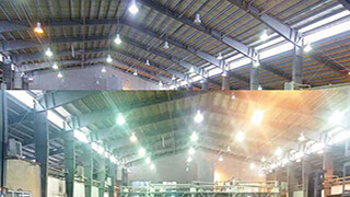 پروژه ساخت و نصب سازه فلزی سالن تولید شرکت میراب پروفیل (هافمن)