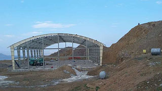 پروژه ساخت و نصب سازه فلزی سوله سالن ورزشی چند منظوره به همراه ساختمان اداری در شهرستان خداآفرین